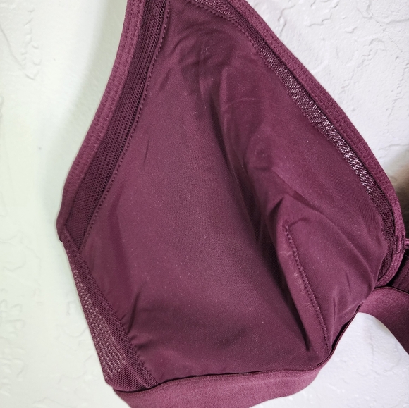 NEW Lively Mesh Trim Plum Bralette Size 1 - Picture 4 of 8